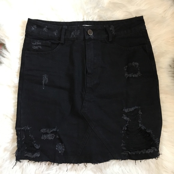 Nasty Gal denim skirt - Picture 4 of 6